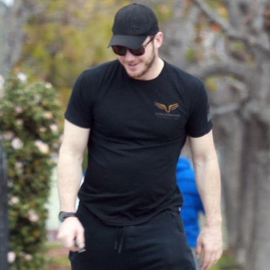 Chris Pratt Laughs After Trying to Jump Over a Wall