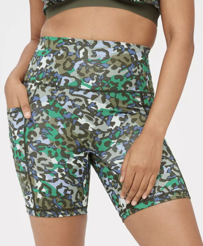 Aerie Offline Leopard Print Bike Shorts