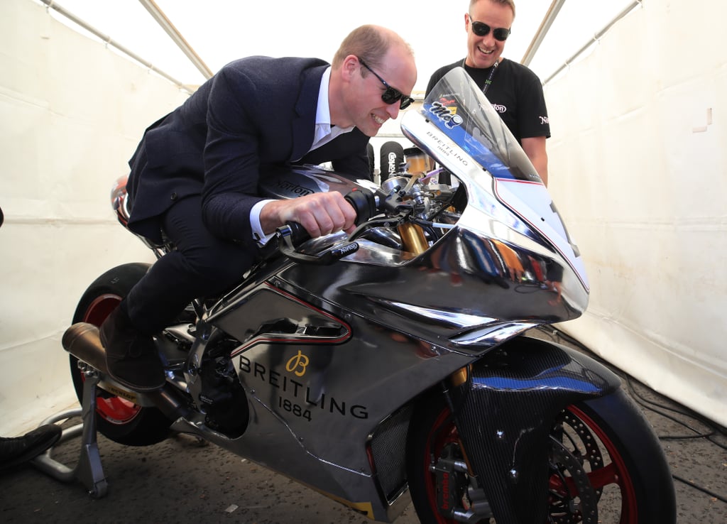 Prince William at the Isle of Man TT June 2018 Pictures