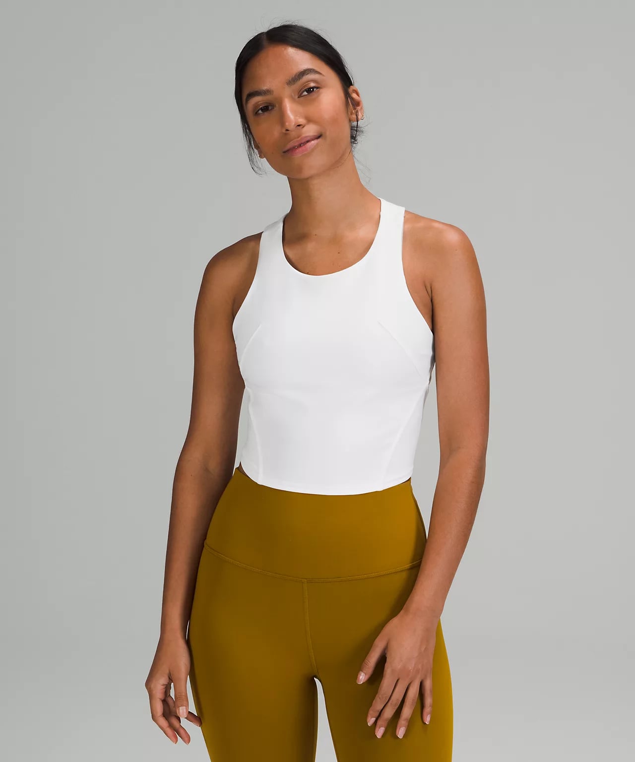 A Tank With a Built-In Bra: Lululemon Invigourate Training Tank Top, Serve  Looks in Lululemon's New Tennis Collection