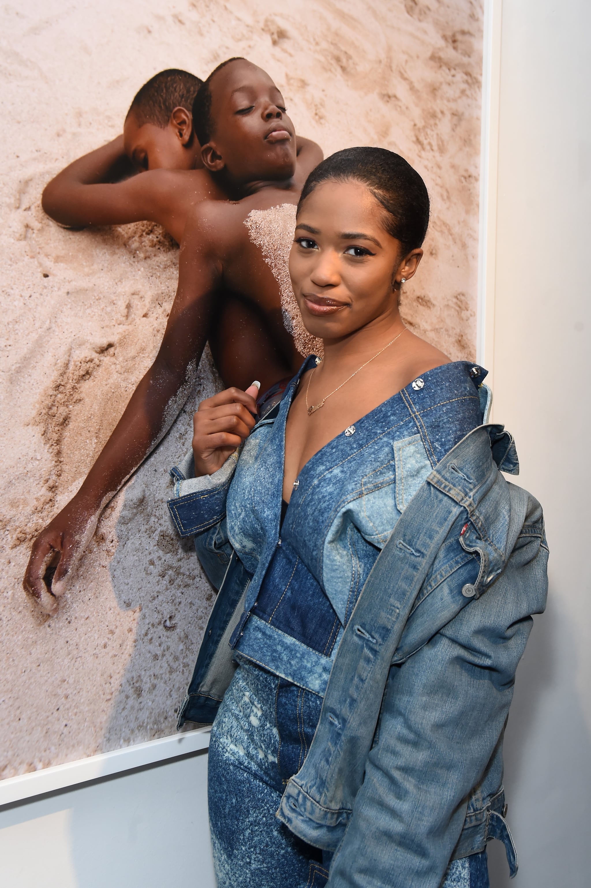 LONDON, ENGLAND - FEBRUARY 17: Bianca Saunders attends the Renell Medrano and WePresent opening preview of PAMPARA Photographic exhibition on February 17, 2020 in London, England. (Photo by David M. Benett/Dave Benett/Getty Images for Renell Medrano & WeTransfer)