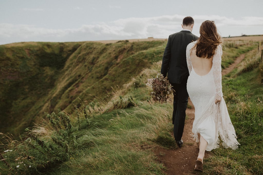 Elopement Shoot at Dunnottar Castle in Scotland