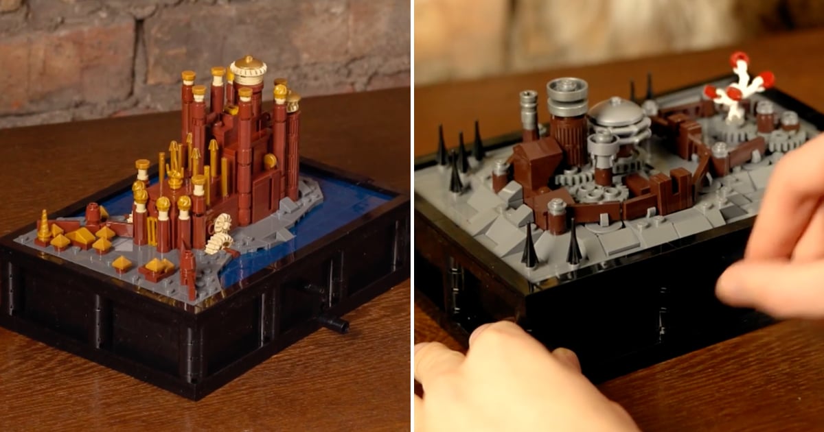 Game of Thrones Moving Lego Castles Video POPSUGAR Entertainment