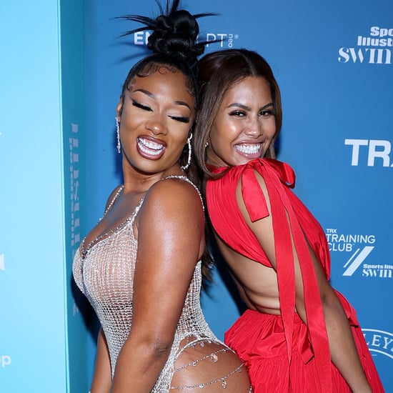 Megan Thee Stallion, Leyna Bloom at Sports Illustrated Party