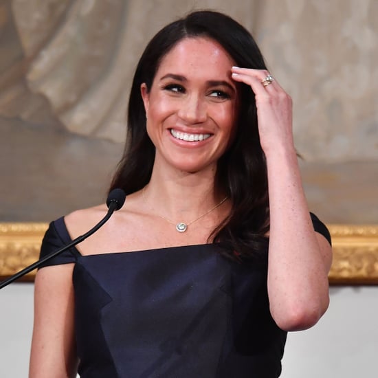 Meghan Markle Navy Gabriela Hearst Dress in New Zealand