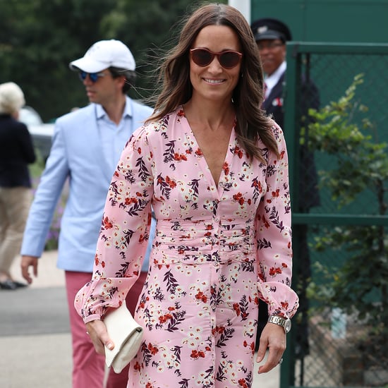 Pippa Middleton's Pink Floral Dress at Wimbledon 2019