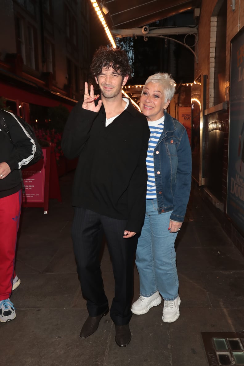 Denise Welch and Matty Healy on Night Out in London