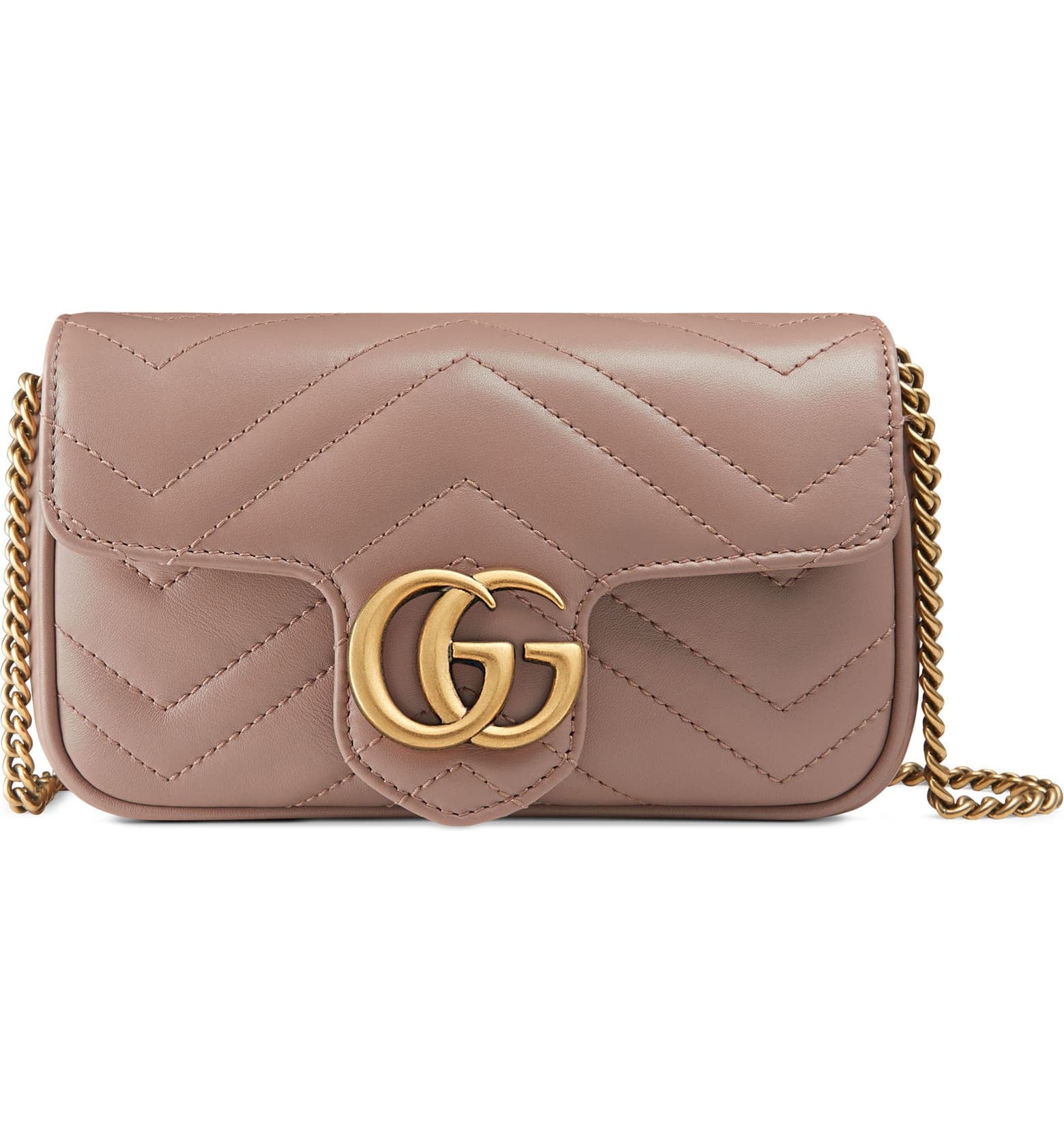 Auto Bibliografie merk Gucci Supermini GG Marmont 2.0 Matelassé Leather Shoulder Bag | The Mini Bag  Is the Season's Biggest Outfit-Maker | POPSUGAR Fashion Photo 10