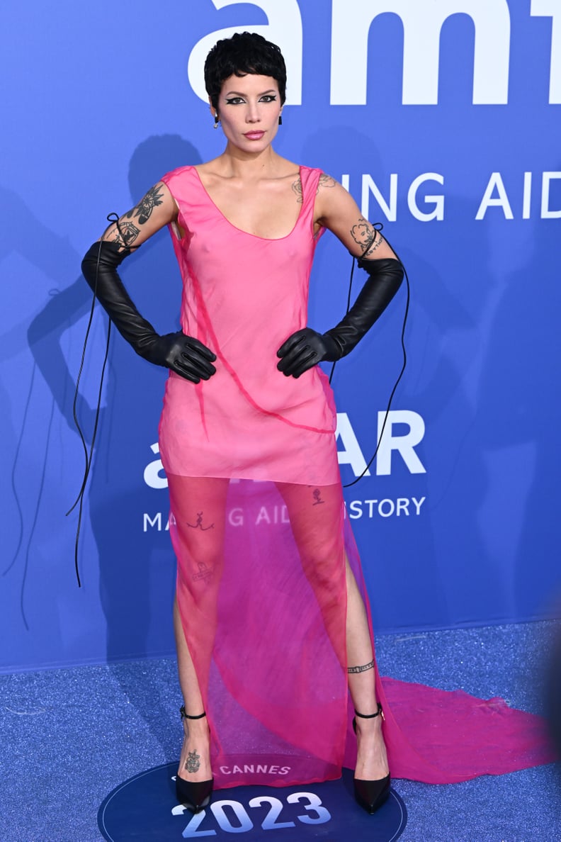 Halsey at the amfAR Gala at Cannes Film Festival