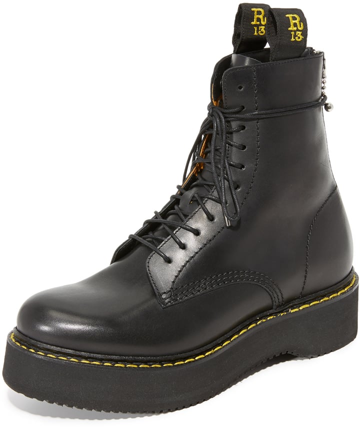 mens platform combat boots