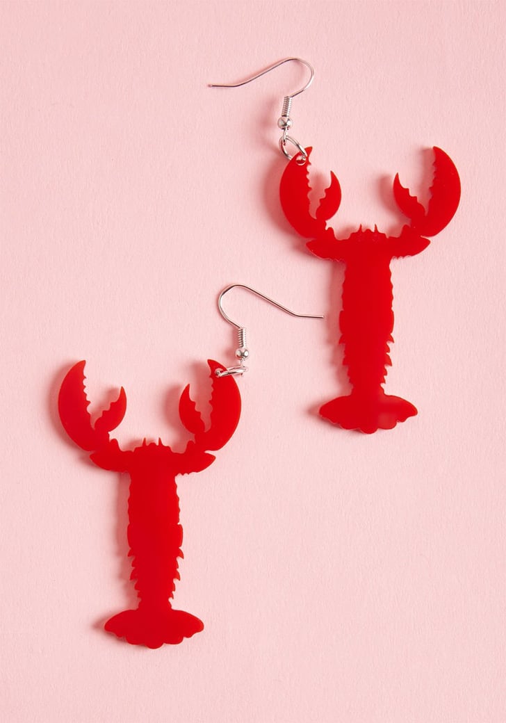 ModCloth Collectif Head Above Lobster Earrings Gigi Hadid's Lobster