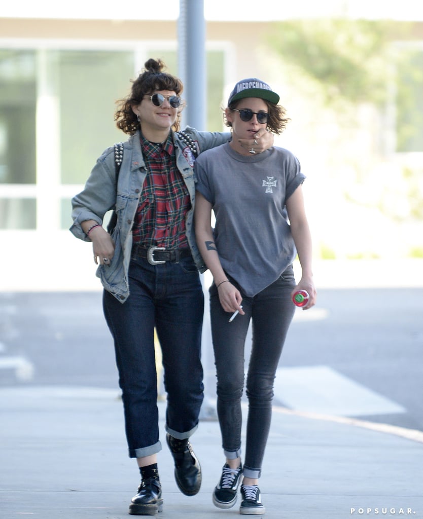 Kristen Stewart With Mystery Woman March 2016