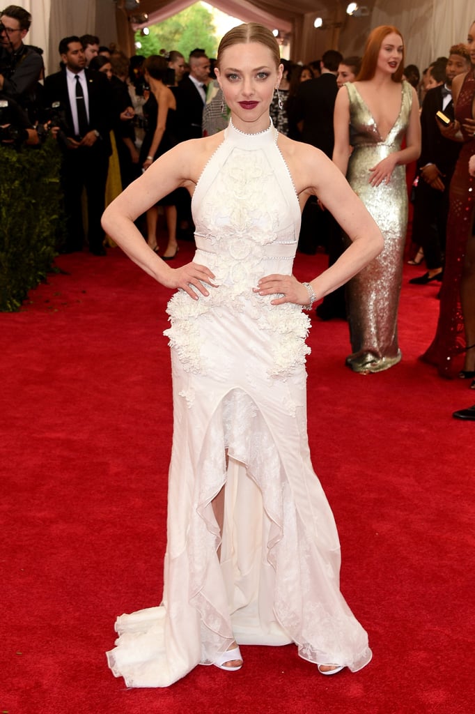 Amanda Seyfried Justin Long at Met Gala May 2015