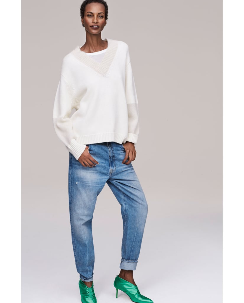 zara white high rise jeans