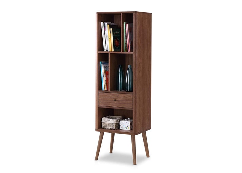 Baxton Furniture Studios Ellingham Midcentury Retro Bookcase