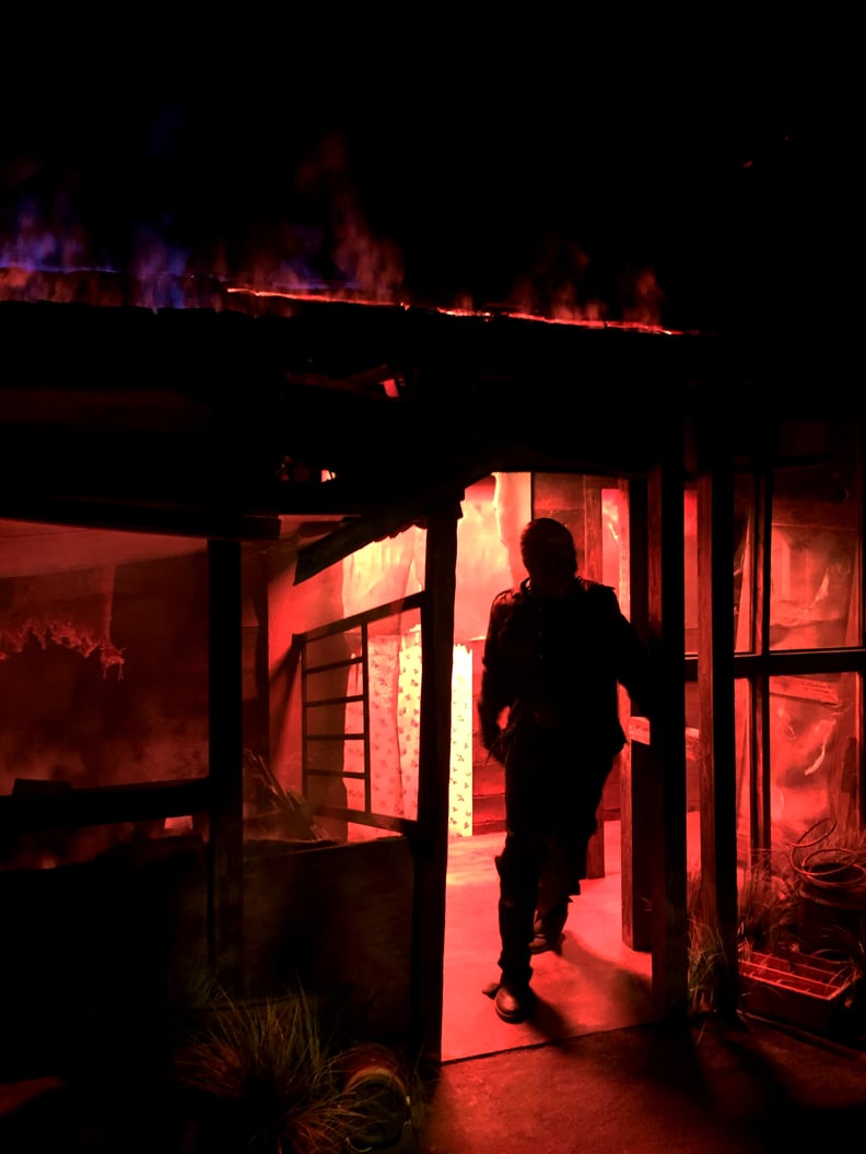 Daryl and Beth's Burning Cabin