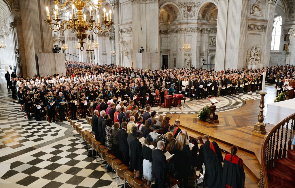 Kate Middleton and Prince William at St. Paul's Cathedral