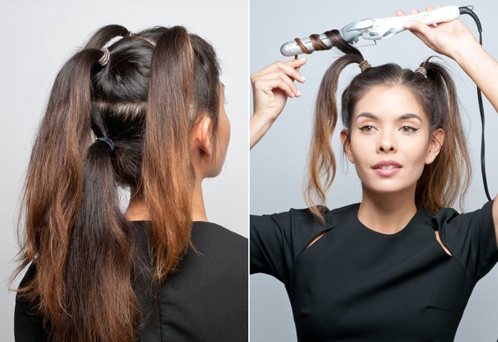 Step 1: Part Your Hair in Sections & Curl