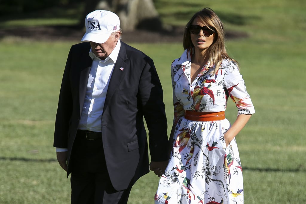 Melania Trump's Kasia Parrot Print Dress