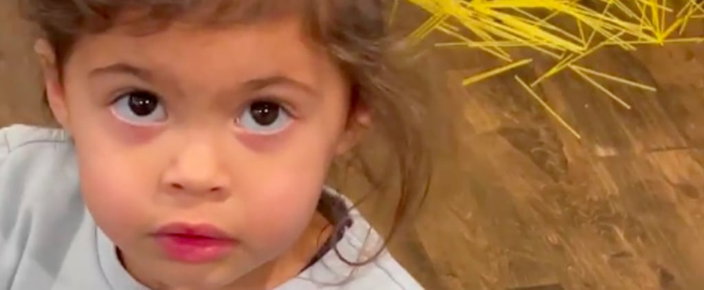 Dwayne Johnson's Daughter Blames Mess on Spaghetti Fairy