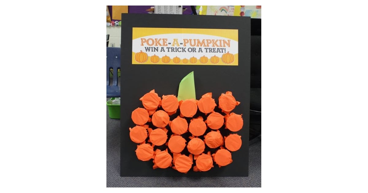 Poke a Pumpkin Creative DIY Kids Halloween Party Games POPSUGAR