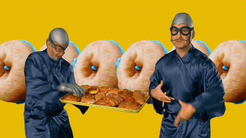 Forget the healthy snacks, all the kids want are doughnuts.