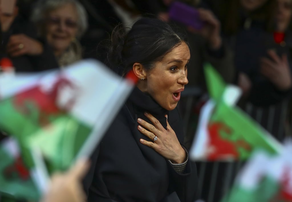 Prince Harry and Meghan Markle in Cardiff January 2018