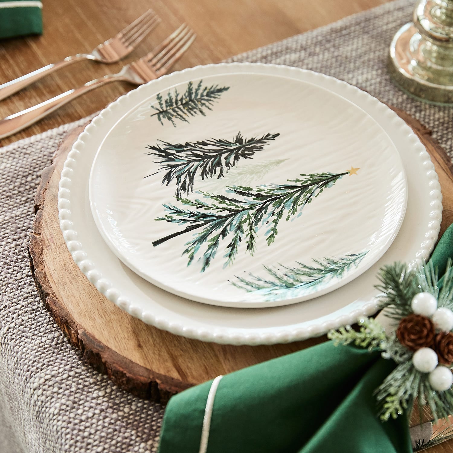 christmas tableware