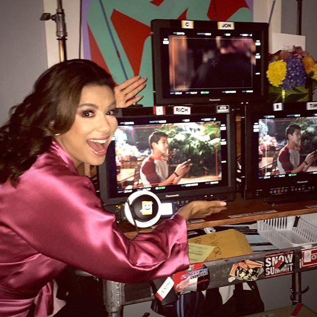 Eva Longoria on the Set of Telenovela