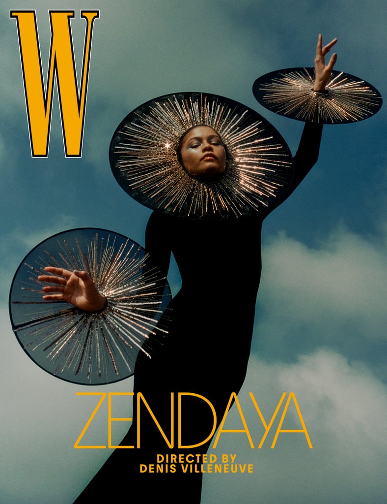 Zendaya Stuns in Futuristic Outfits For W Magazine Cover