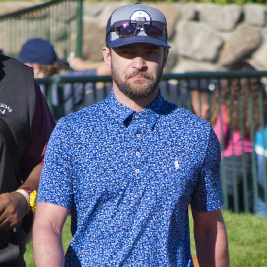 Justin Timberlake at Golf Tournament in Lake Tahoe July 2016