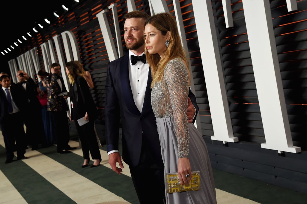 Justin Timberlake and Jessica Biel Vanity Fair Oscars 2016