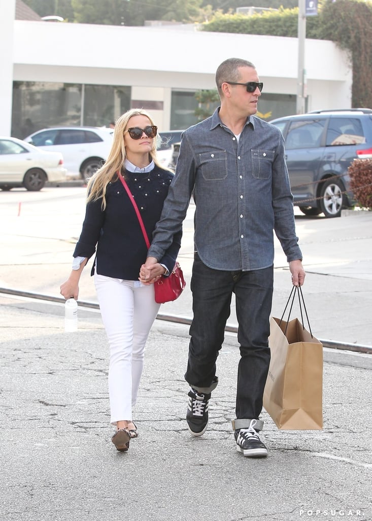 Reese Witherspoon Jim Toth Hold Hands in LA January 2016