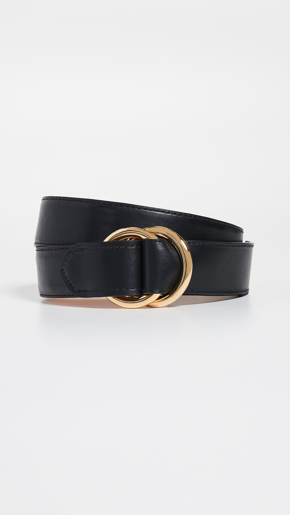 Zara Double Buckle Leather Sash Belt