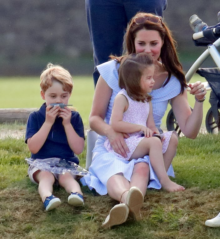 When He Attended a Charity Polo Match