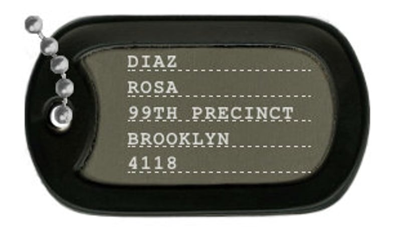 Brooklyn Nine-Nine Dog Tags