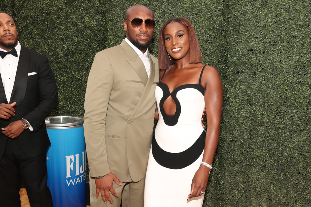 Issa Rae and Louis Diame at the 2022 Emmys