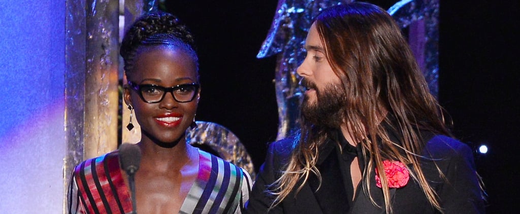 Jared Leto and Lupita Nyong'o at the SAG Awards 2015