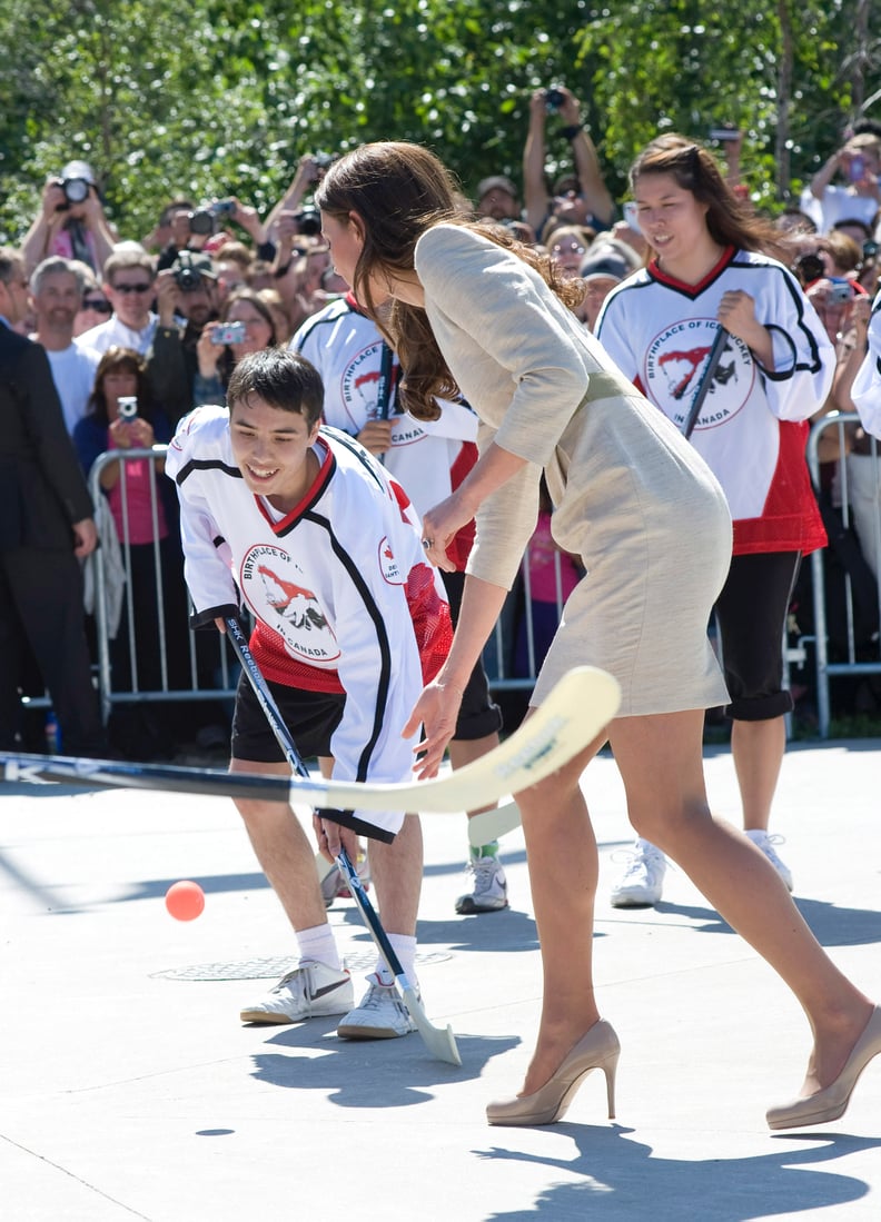 When She Schooled This Kid on Street Hockey While Visiting Canada
