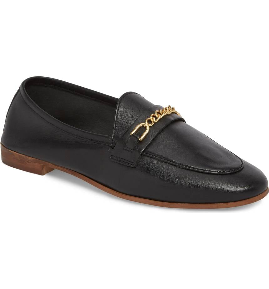 Topshop Key Trim Chain Loafer