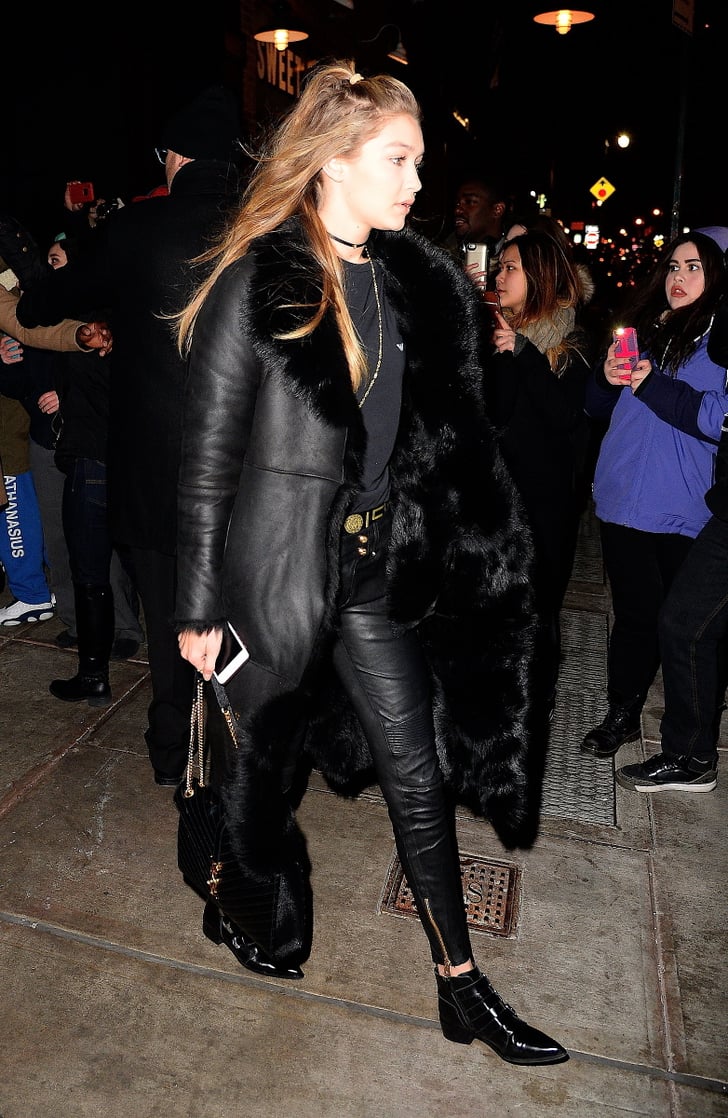 When Gigi Wore a Very Rock-Star-Inspired Outfit . . . | Gigi Hadid and ...