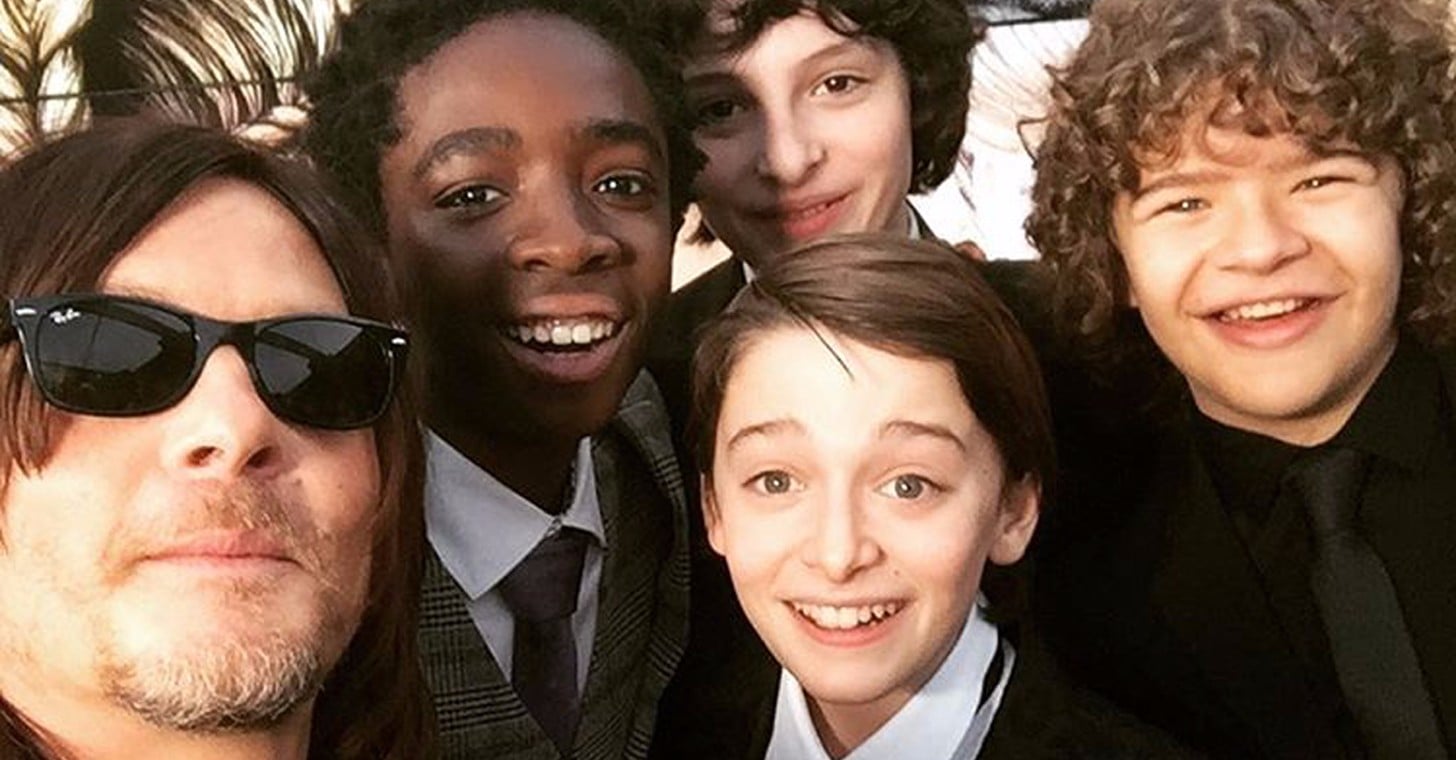 Stranger Things Instagrams at Critics' Choice Awards 2017 | PS Celebrity