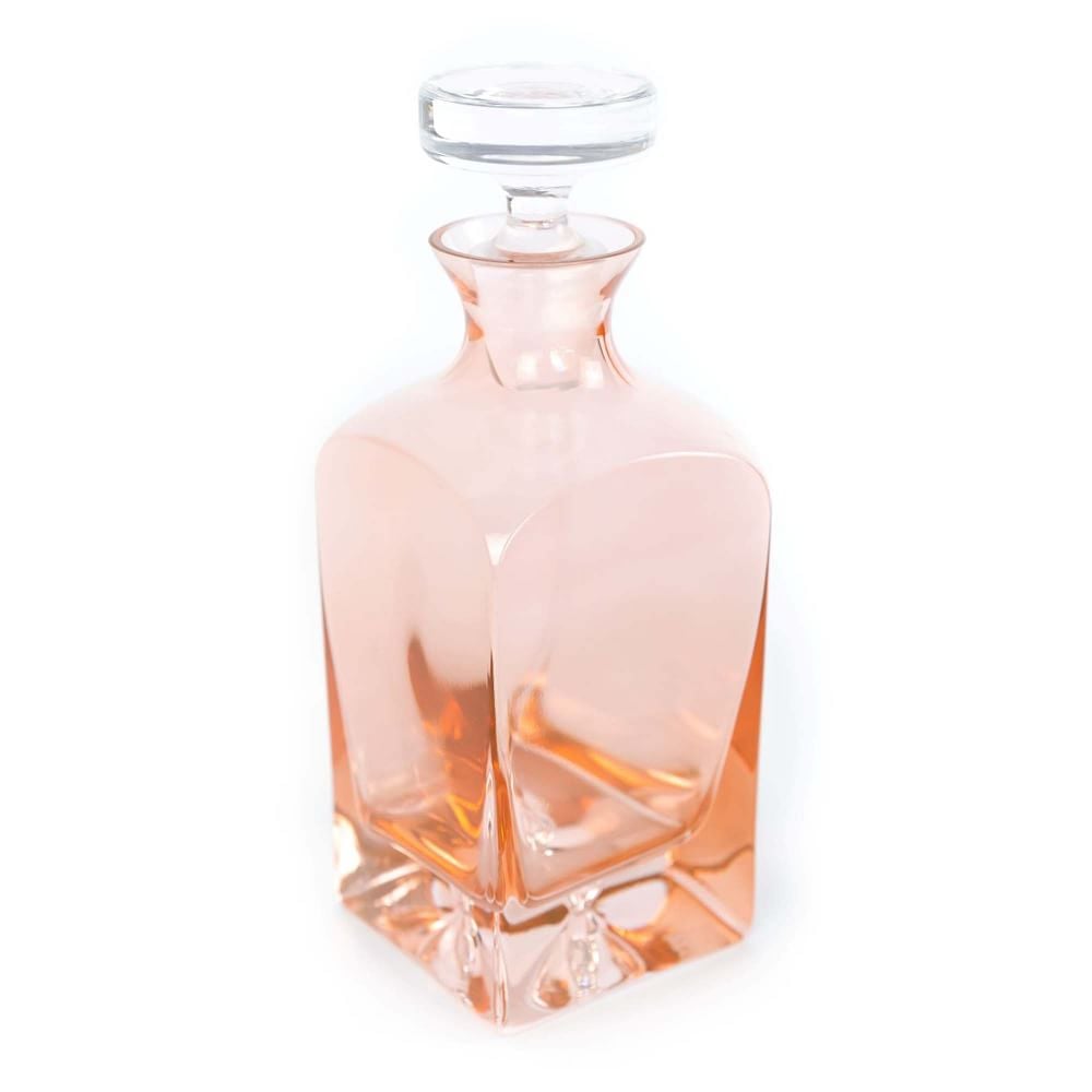 Estelle Colored Glass Decanter