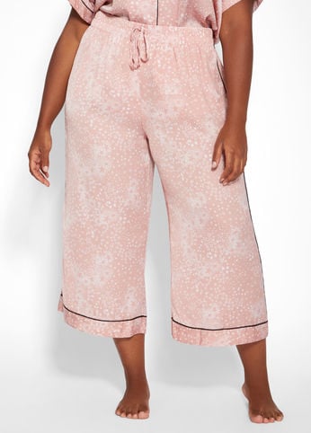 Ashley Stewart Satin Pajama Pants