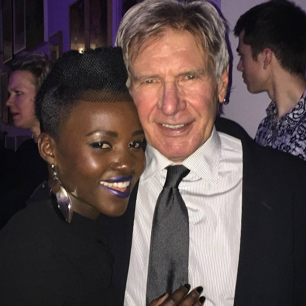 "Solo with #HanSolo. @starwars #theforceawakens London premiere latergram. Harrison Ford, OG!."