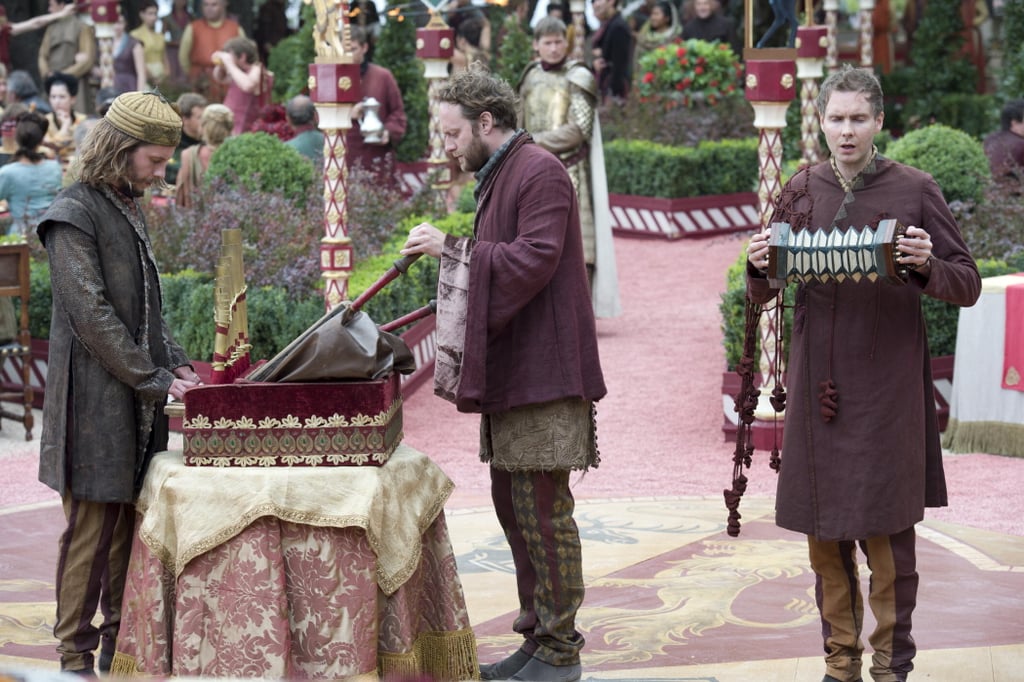 Icelandic band Sigur Rós has a cameo, playing a song for the celebration.