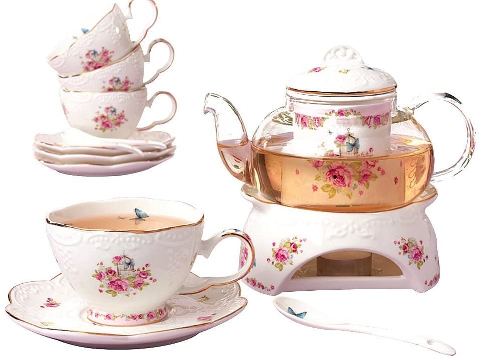 Floral China Tea Set