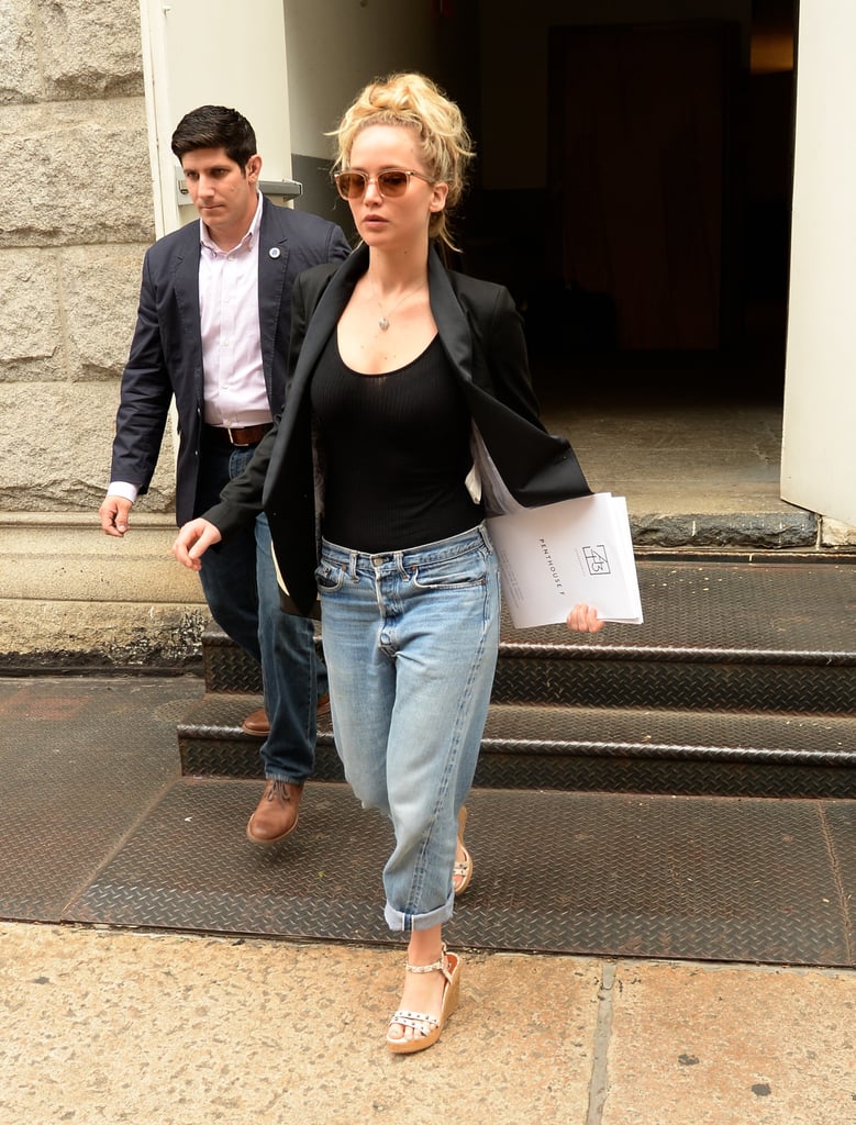 Jennifer Lawrence Looking at NYC Apartments July 2015