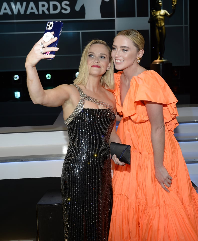 Reese Witherspoon and Kathryn Newton at the 2020 SAG Awards