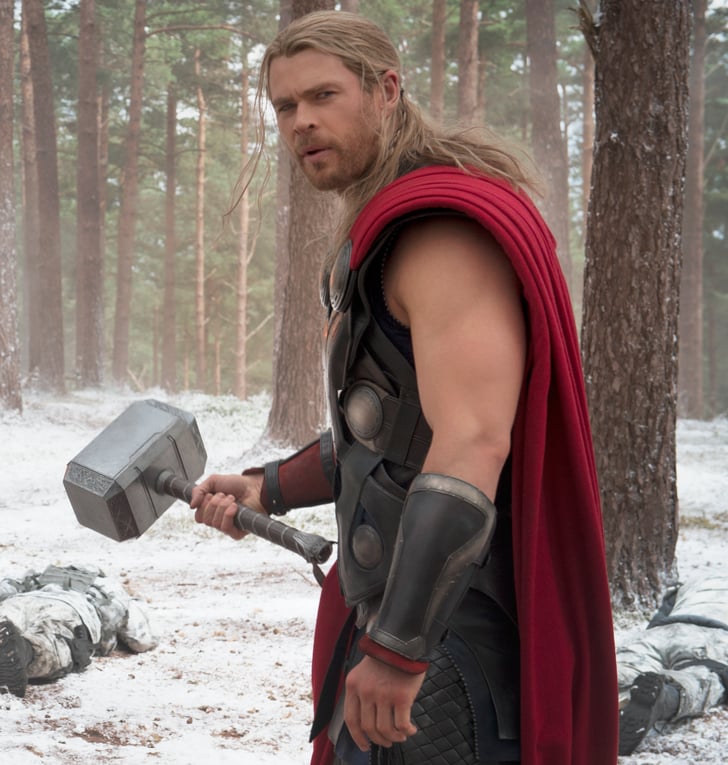 Chris Hemsworth Interview on Avengers Age of Ultron | POPSUGAR ...